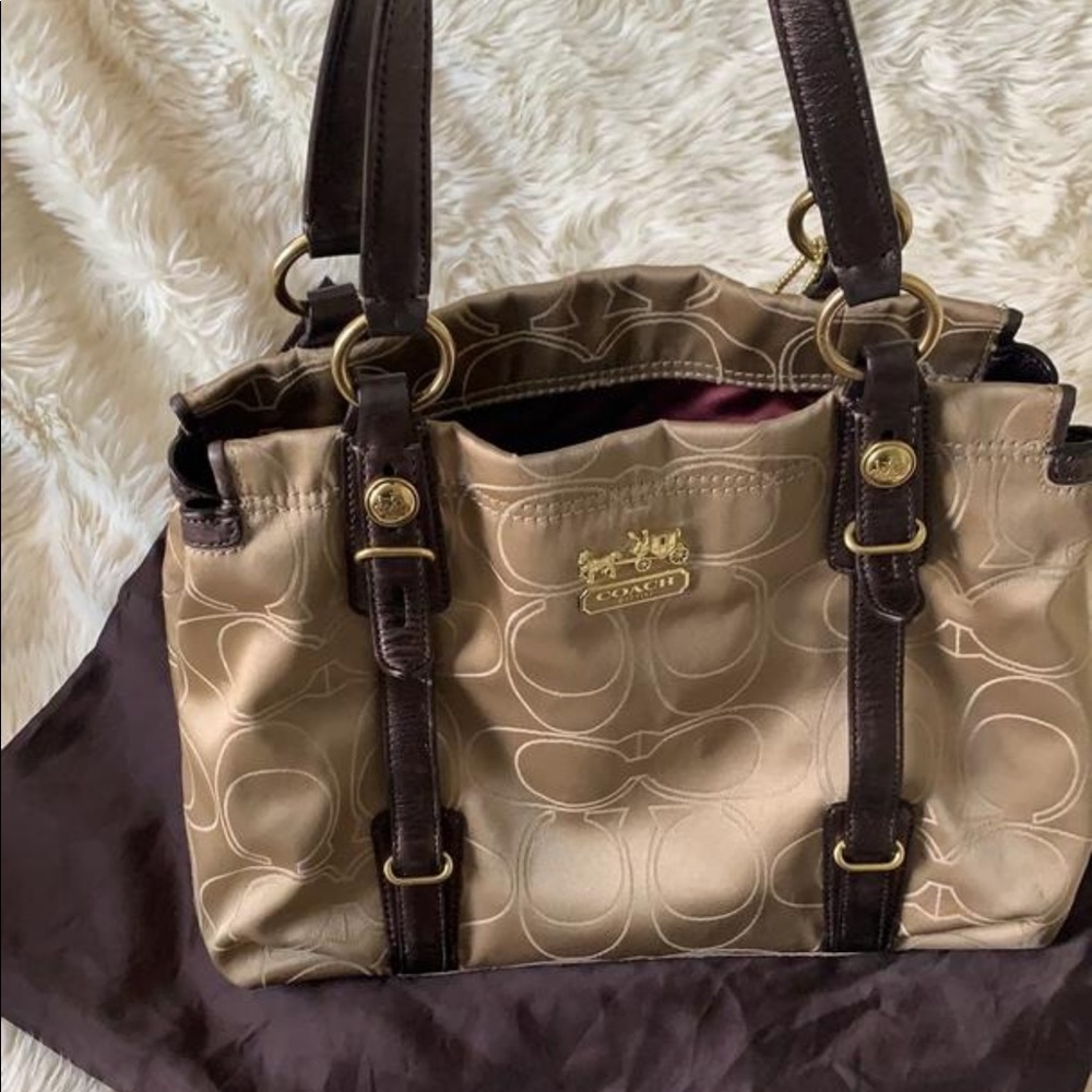 Coach Signature Outline Madison Carryall